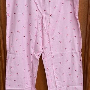 NWT GAP Women’s Pink Cherry Print Pajama Pants